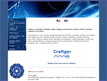 Tablet Screenshot of craftgen.cz